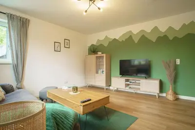 TV/Unterhaltungsangebot in der Unterkunft Ferienwohnung Hyggelig