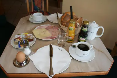 Essen in der Pension oder in der Nähe