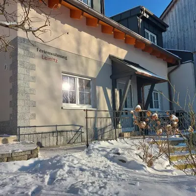 Ferienwohnung Leimitz im Winter
