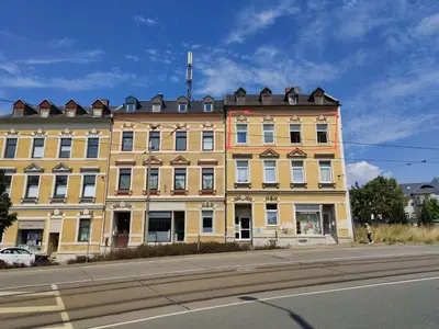 Das Gebäude in dem sich die Ferienwohnung befindet