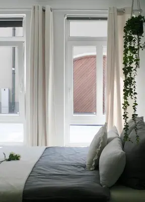 Ein Bett oder Betten in einem Zimmer der Unterkunft American Ease Apartments - Hahnbach, Vilseck, Weiden