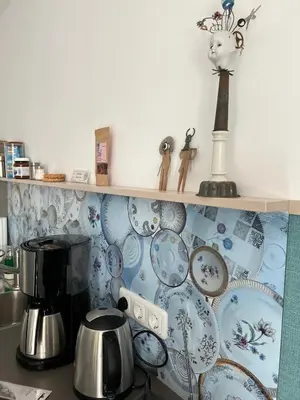 Küche/Küchenzeile in der Unterkunft Apartment Siegfried