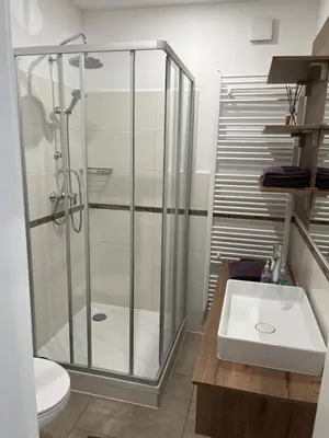 Ein Badezimmer in der Unterkunft City Park Loft