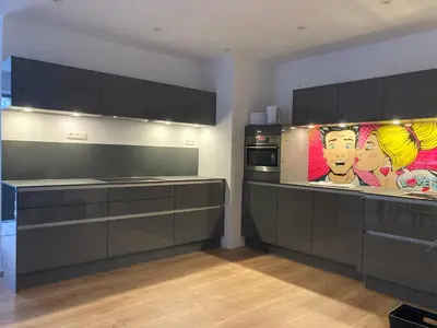 Küche/Küchenzeile in der Unterkunft City Park Loft