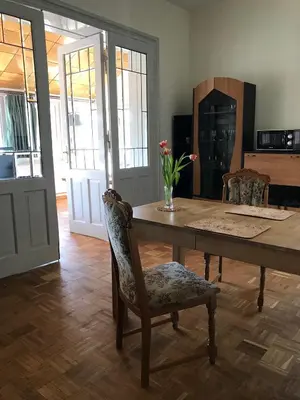 Küche/Küchenzeile in der Unterkunft Ferienwohnung in Villa