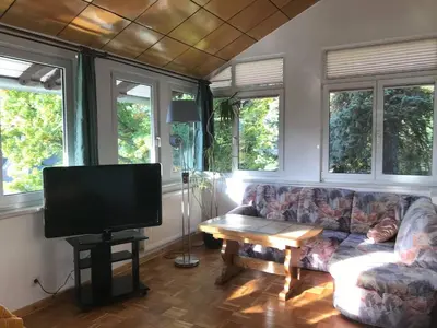 TV/Unterhaltungsangebot in der Unterkunft Ferienwohnung in Villa