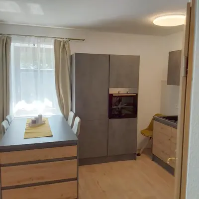 Küche/Küchenzeile in der Unterkunft Gemütliche Wohnung mit Küche und Netflix
