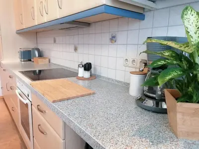 Küche/Küchenzeile in der Unterkunft APARTMENT SONNE Reusa