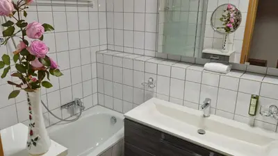 Ein Badezimmer in der Unterkunft Markt 9 Appartements Oberwiesenthal