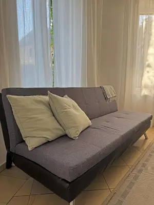 Ein Sitzbereich in der Unterkunft Paterre Wohnung in der Rosa Villa