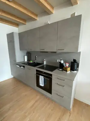 Küche/Küchenzeile in der Unterkunft Loft 53