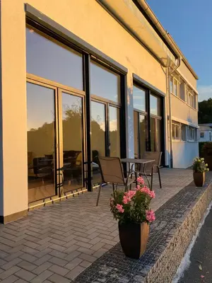 Das Gebäude in dem sich die Ferienwohnung befindet