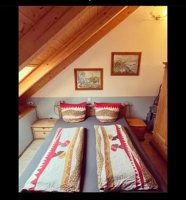 Ein Bett oder Betten in einem Zimmer der Unterkunft S7 Bayreuth Zentrum Klimaanlage Dachterrasse - Beste Lage