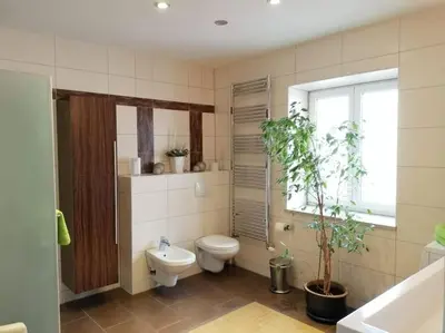 Ein Badezimmer in der Unterkunft S7 Bayreuth Zentrum Klimaanlage Dachterrasse - Beste Lage