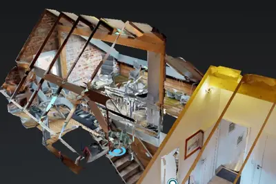 Grundriss der Unterkunft S7 Bayreuth Zentrum Klimaanlage Dachterrasse - Beste Lage