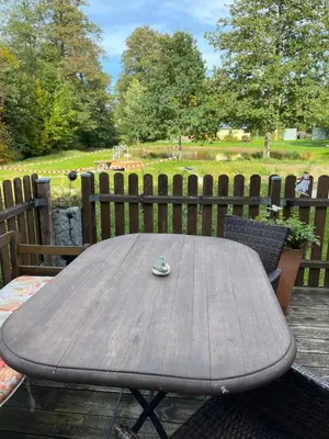 Ein Garten an der Unterkunft Die grüne Mitte