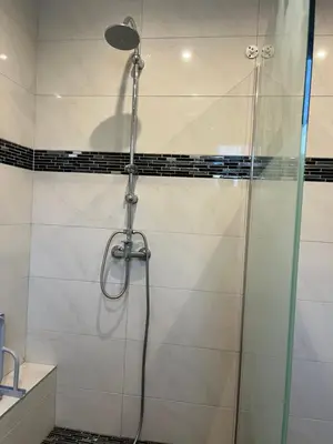 Ein Badezimmer in der Unterkunft Die grüne Mitte
