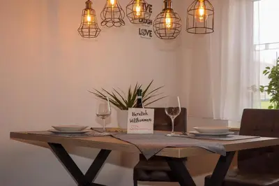 Grundriss der Unterkunft Buchen Blick - Ruhige moderne Ferienwohnung 82qm.