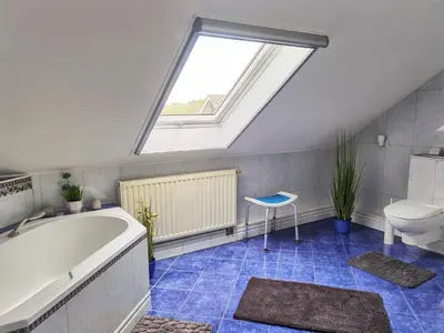 Ein Badezimmer in der Unterkunft Ländliche Idylle in Hochfranken