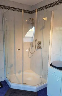 Ein Badezimmer in der Unterkunft Ländliche Idylle in Hochfranken