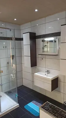 Ein Badezimmer in der Unterkunft Ferienwohnung Im Vilstal