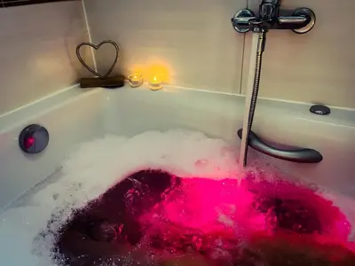 Ein Badezimmer in der Unterkunft Super Lodge Kulmbach