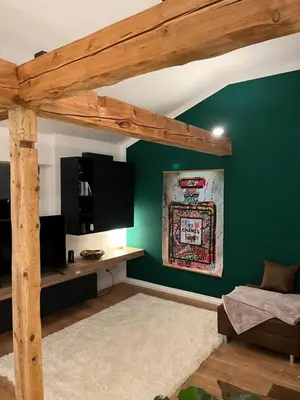 Ein Bett oder Betten in einem Zimmer der Unterkunft Super Lodge Kulmbach