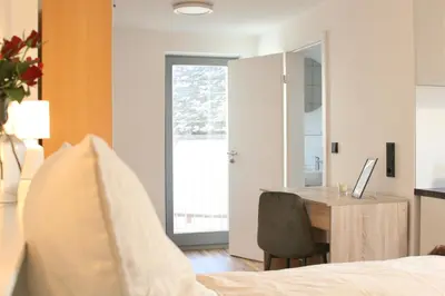 Ein Bett oder Betten in einem Zimmer der Unterkunft The Manhattan A Boutique Hotel By American Ease