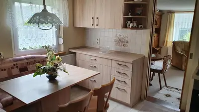 Küche/Küchenzeile in der Unterkunft Ferienhaus Bringfriede