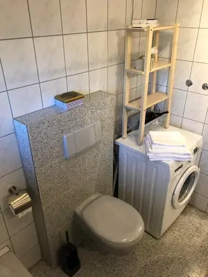 Ein Badezimmer in der Unterkunft Ferienwohnung Villa Hygge