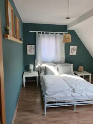 Ein Bett oder Betten in einem Zimmer der Unterkunft Schöne Wohnungen in Schwandorf