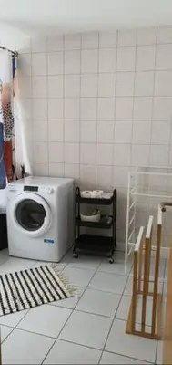 Ein Sitzbereich in der Unterkunft Schöne Wohnungen in Schwandorf