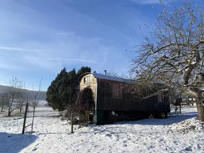 Kleine Ferienwohnung auf dem Land, Haus Hans Stepha im Winter