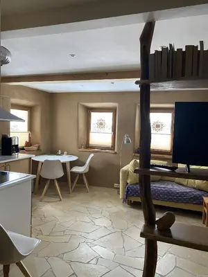 TV/Unterhaltungsangebot in der Unterkunft Kleine Ferienwohnung auf dem Land, Haus Hans Stepha