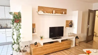 TV/Unterhaltungsangebot in der Unterkunft Gemütliches Apartment in Bad Berneck
