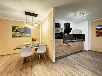 Küche/Küchenzeile in der Unterkunft Galerie-Ferienwohnung 