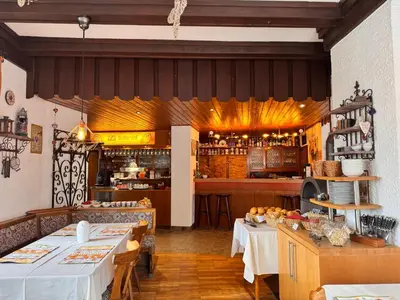 Essen in der Pension oder in der Nähe