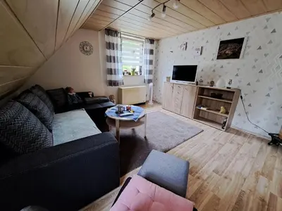 TV/Unterhaltungsangebot in der Unterkunft Ferienwohnung Sonja mit Garten und Freisitz