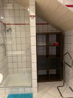 Ein Badezimmer in der Unterkunft Lukashof