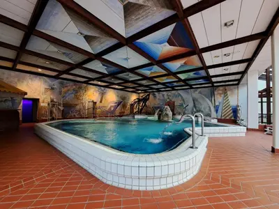 Der Swimmingpool an oder in der Nähe von Ferienwohnung Ebert