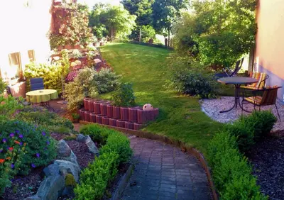 Ein Garten an der Unterkunft Ferienwohnung Bär