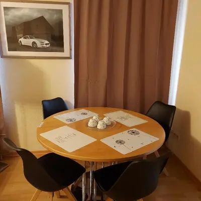Ein Sitzbereich in der Unterkunft Selb Ferienwohnungen