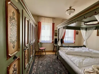 Ein Bett oder Betten in einem Zimmer der Unterkunft Landhaus-Chalet-Keilberger Blick