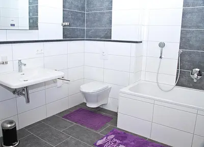 Ein Badezimmer in der Unterkunft Ferienwohnung Ahne