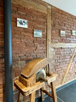 Grundriss der Unterkunft Ferienwohnung im Chaletstil Giebeltraum 115 qm Wellness Fitness Sauna Bergrödelhof