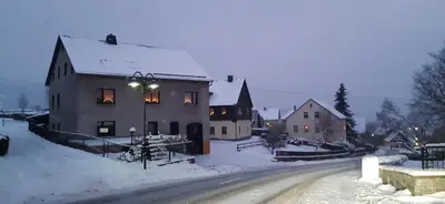 Zur alten Schmiede - Breitenbrunn/Erzgebirge im Winter