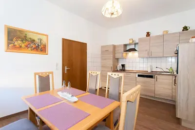 Küche/Küchenzeile in der Unterkunft Apartment Zoey