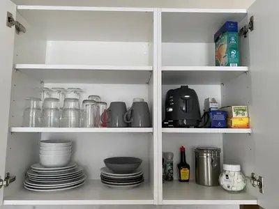 Küche/Küchenzeile in der Unterkunft Perfekt für Business und Citytrip - Apartment nahe Hochschule und Zentrum - Parken kostenlos