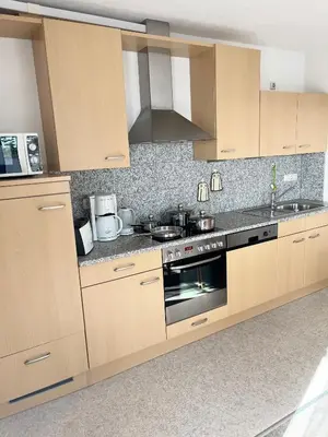 Küche/Küchenzeile in der Unterkunft Gästehaus Walter