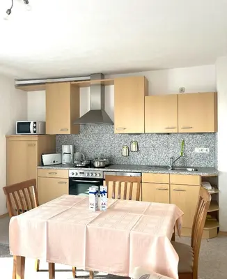 Küche/Küchenzeile in der Unterkunft Gästehaus Walter